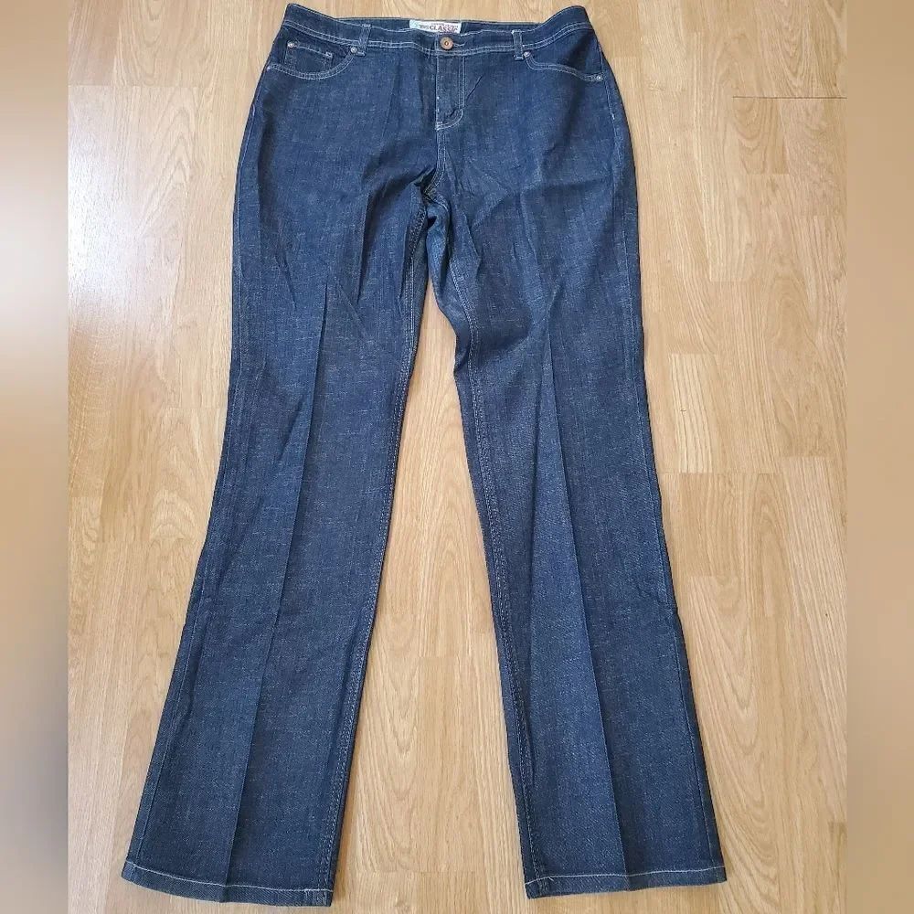 Faded Glory Mid Rise Straight Classic Jeans 34x35